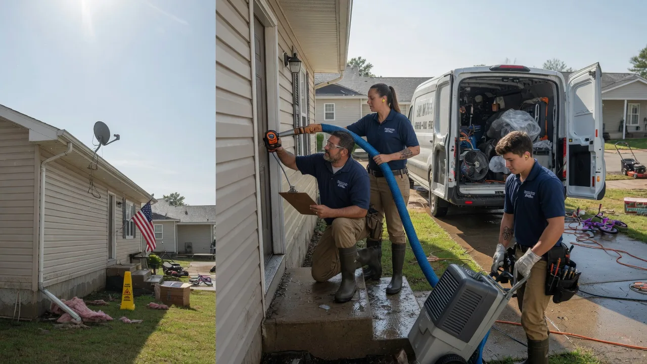 Ceiling Water Damage Restoration in Locust Grove, OK near me